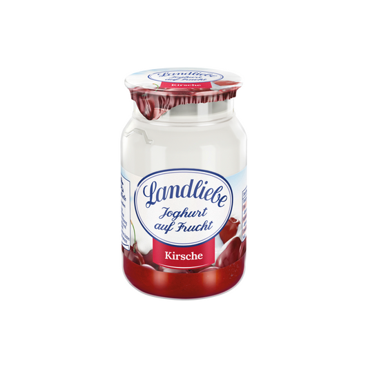 Landliebe édesített joghurt 15% eper vagy cseresznye készítménnyel 150 g