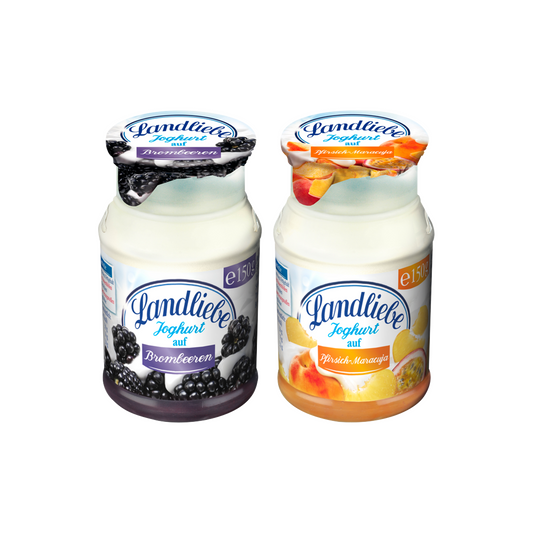 Landliebe őszibarackos-maracujás vagy szeder joghurt 150 g