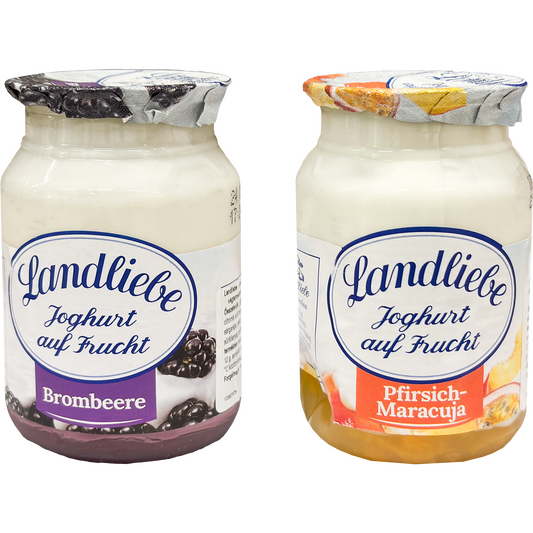 Landliebe őszibarackos-maracujás vagy szeder joghurt 150 g