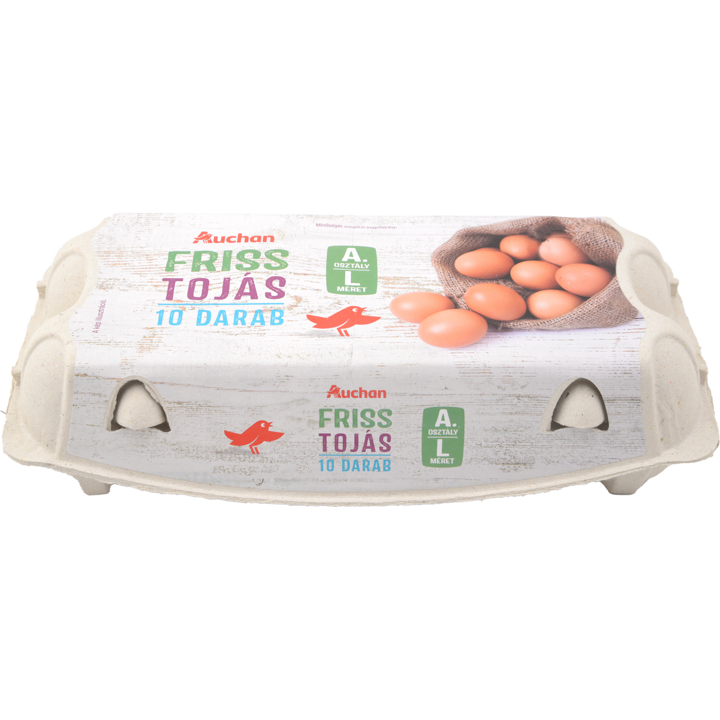 Auchan Kedvenc friss tojás A osztály L méret 10 db