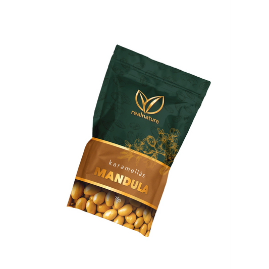 Real Nature karamellás mandula 75 g