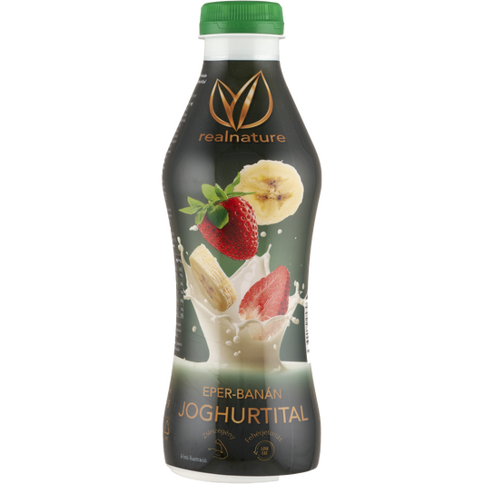 Real Nature eper-banán joghurtital 750 g