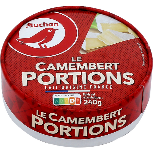 Auchan Kedvenc camembert sajt 8 db  240 g