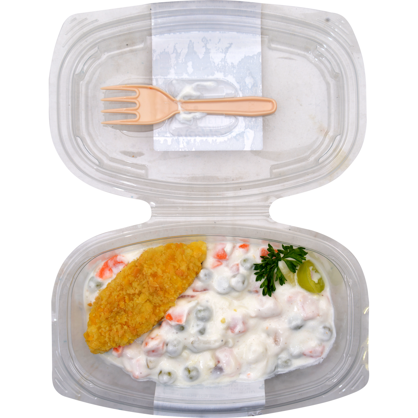 Csirkemell falat franciasalátával 250 gr