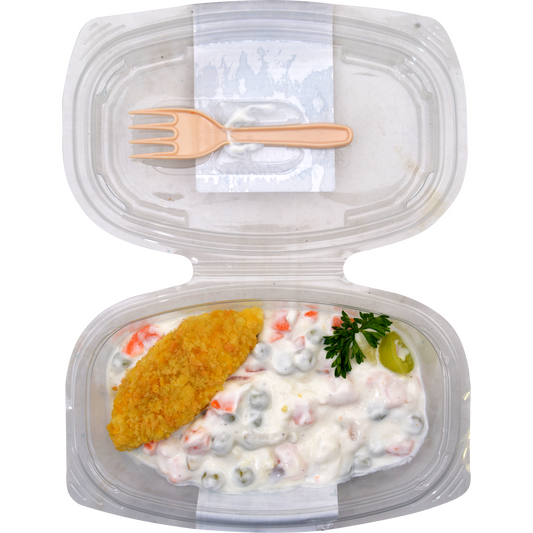 Csirkemell falat franciasalátával 250 gr