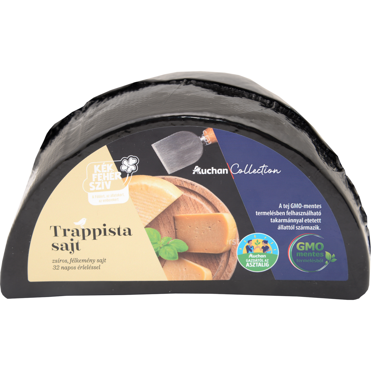 Auchan Collection Gazdától az asztalig  felezett trappista sajt Ft/kg