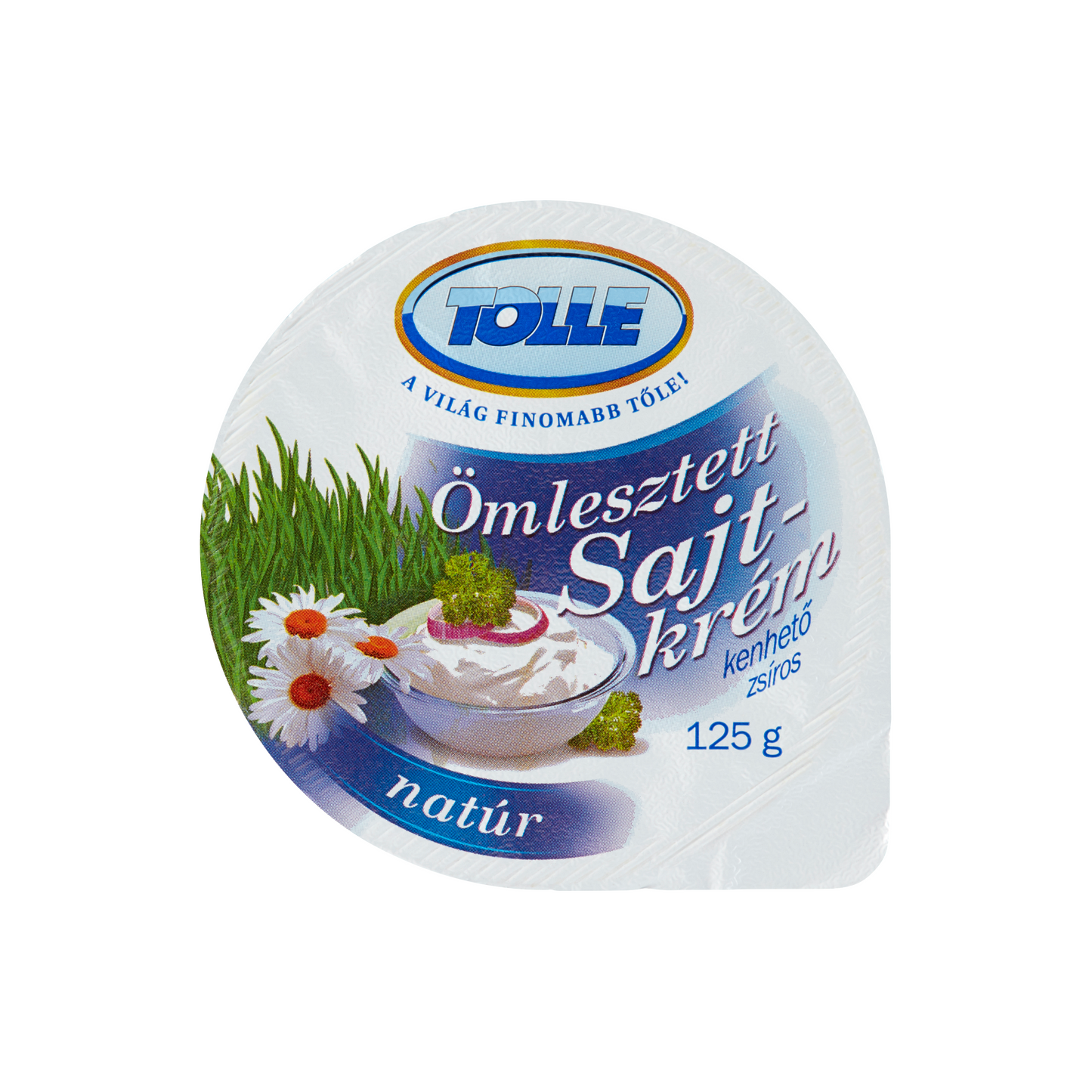 Tolle natúr kenhető zsíros ömlesztett sajtkrém 125 g