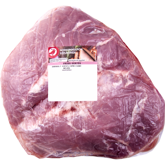 Sertés comb, csont nélkül, vákuumcsomagolásban