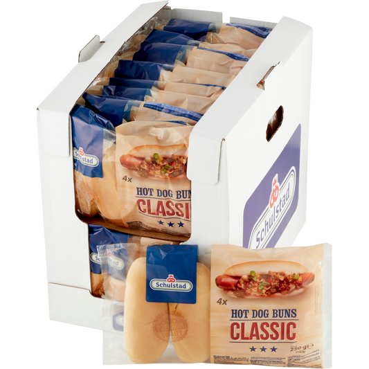 Schulstad Classic hot dog kifli 4 x 62,5 g (250 g)