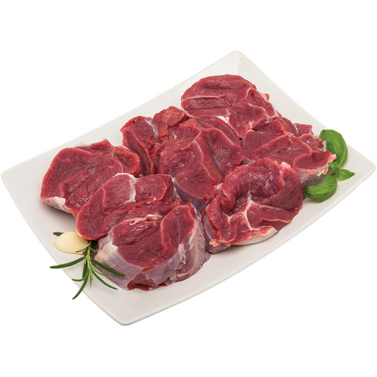 Auchan Kedvenc marhalábszár darabolt, csont nélkül védőgázas csomagolásban